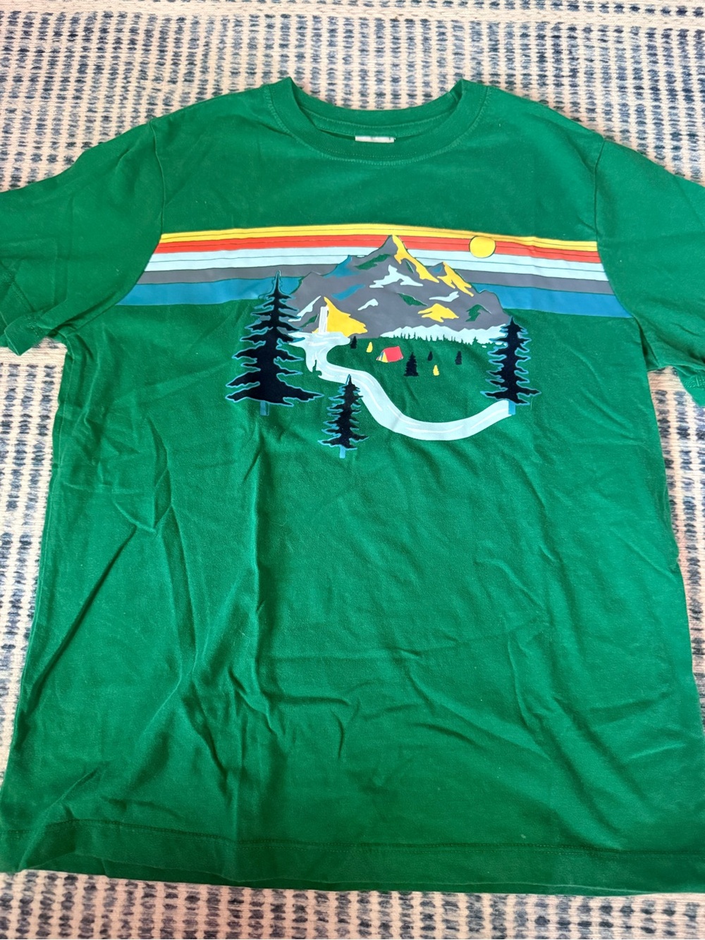 Hanna Andersson Green Mountain Campsite Graphic Tee